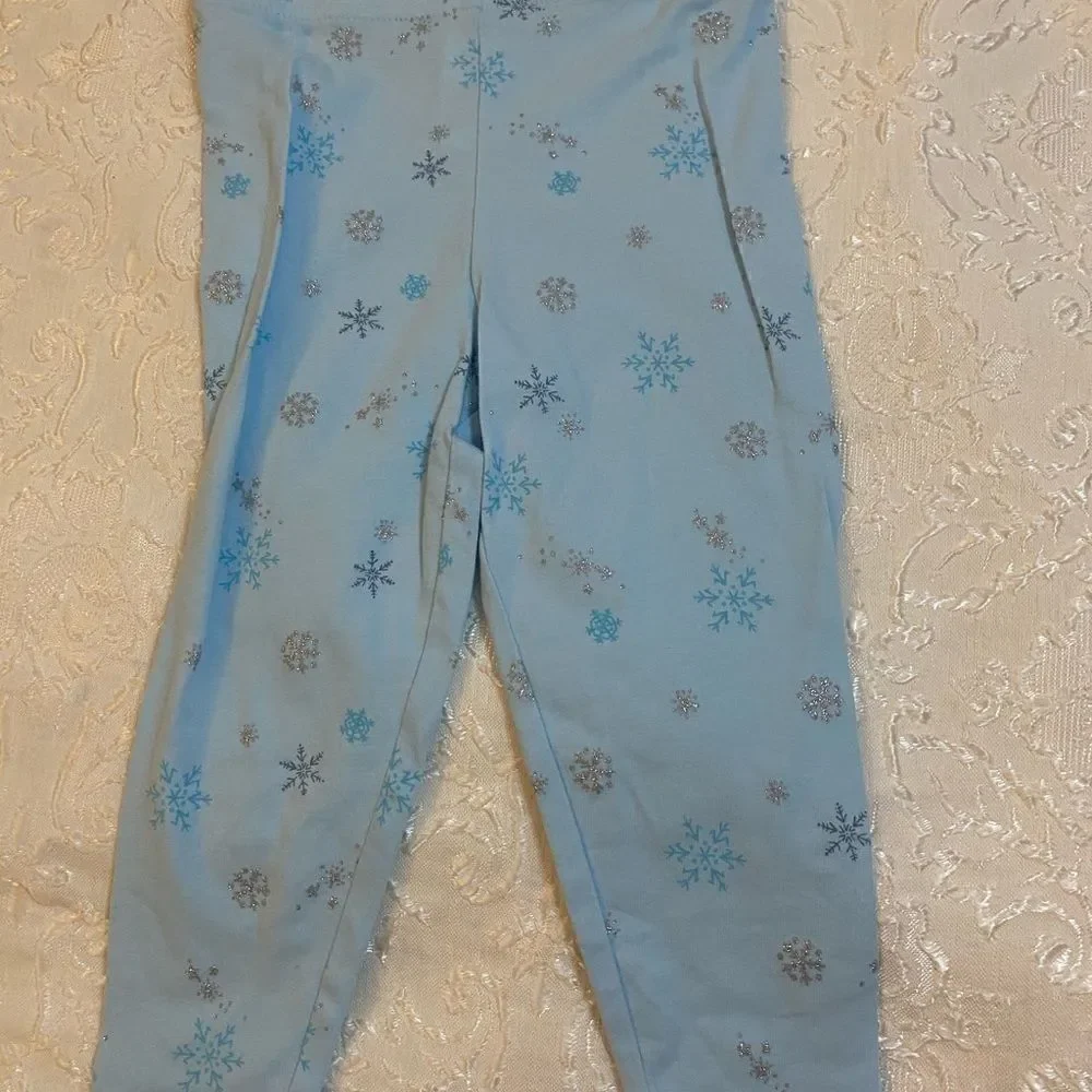 Carter’s 2 piece wish top & snowflake leggings set